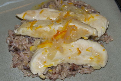 Marmalade Chicken Tenders: Sweet citrusy chicken tenders.