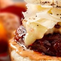 Vegetarian Grilling: Barbecued Portobello "Cheeseburgers" Recipe